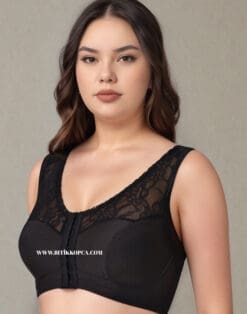 Önden Kopçalı Dantelli Minimizer