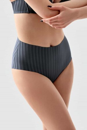 Alternative view of Desenli Yüksel Bel Bato Külot Antrasit