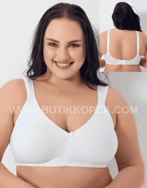 Balensiz Süngersiz Yumuşak Kumaş Günlük Minimizer Beyaz