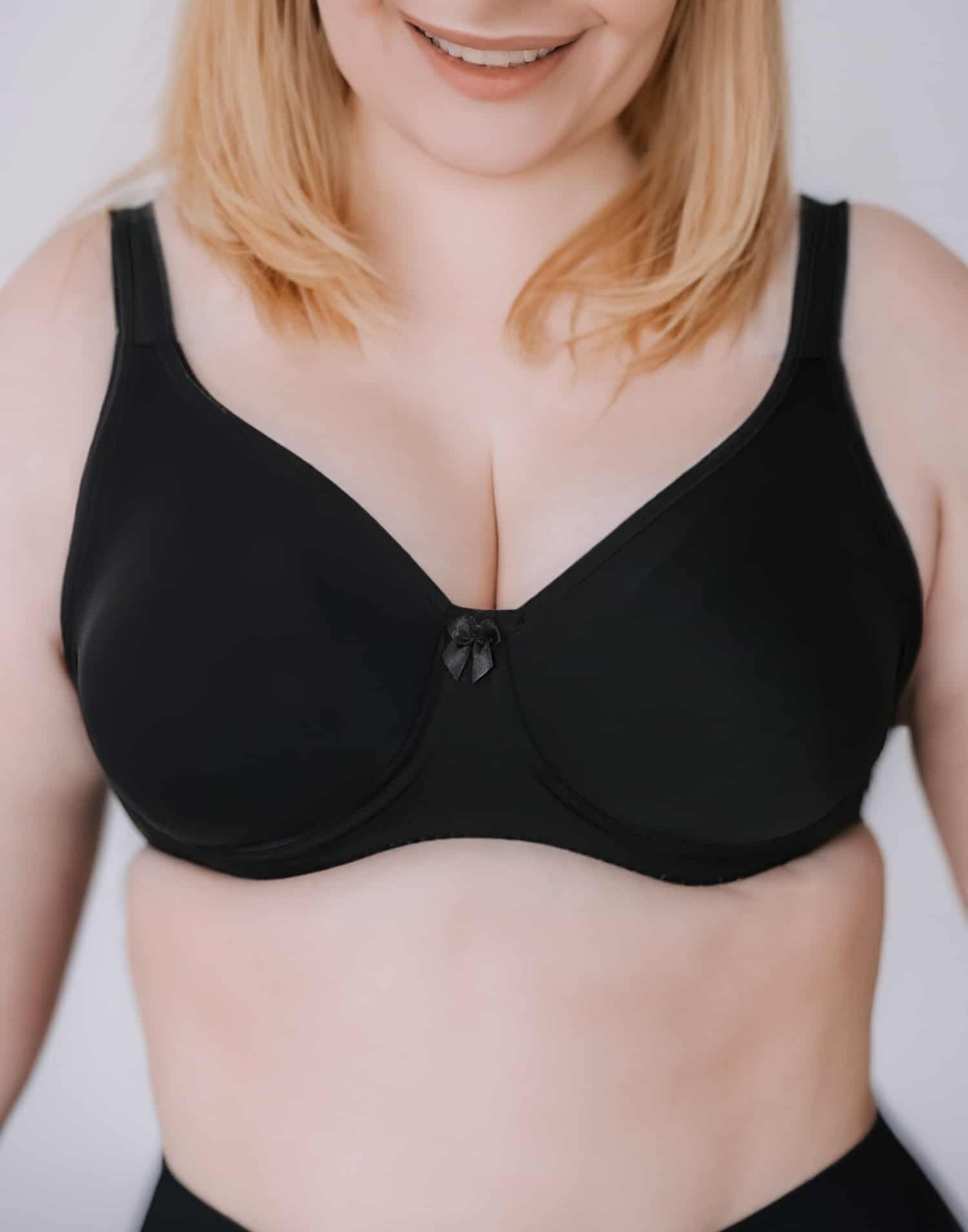 Süngersiz Minimizer Ekstra Rahat Micro Kumaş Balenli Toparlayıcı Siyah