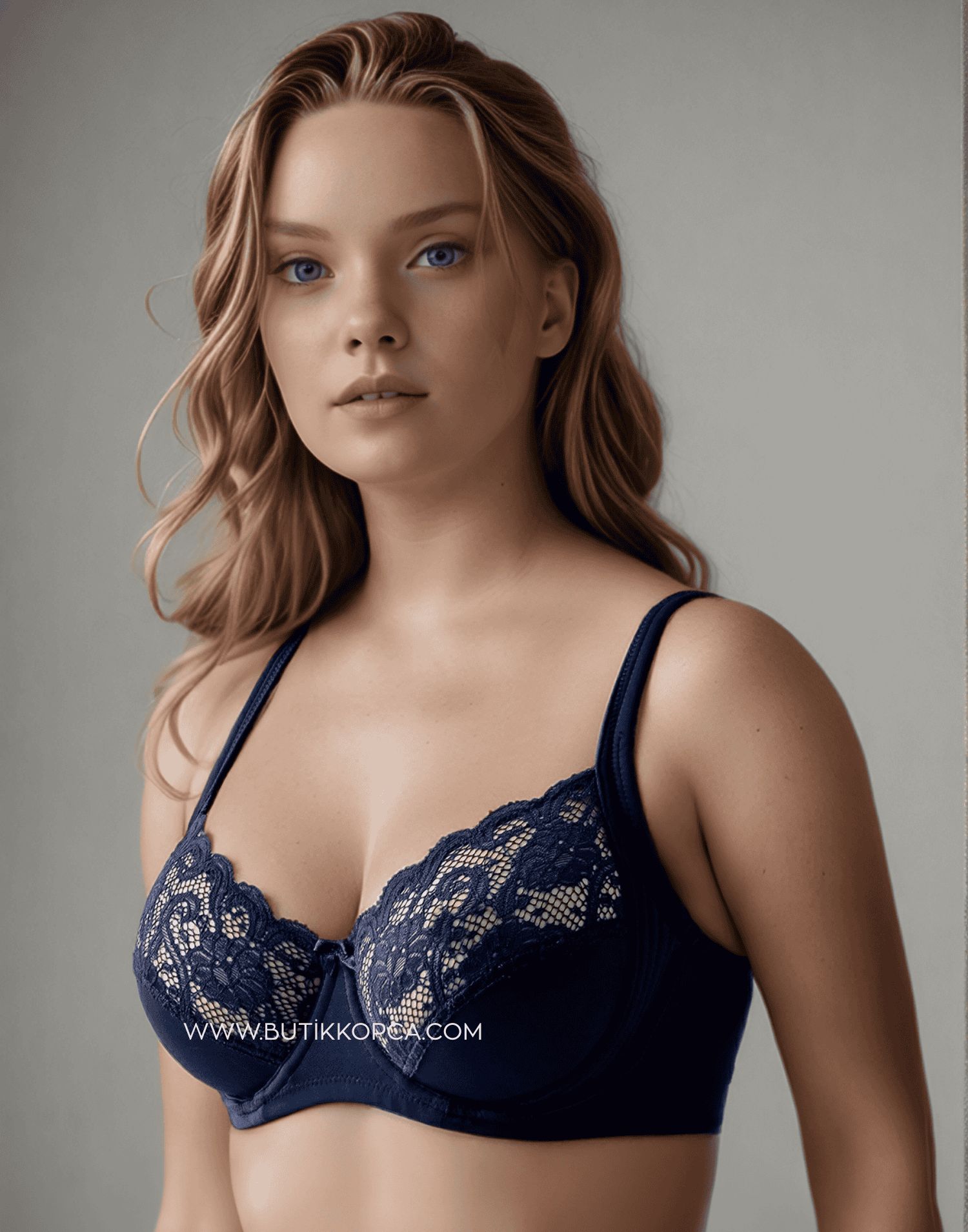 Yan Bariyerli Toparlayıcı&Minimizer Sütyen Lacivert