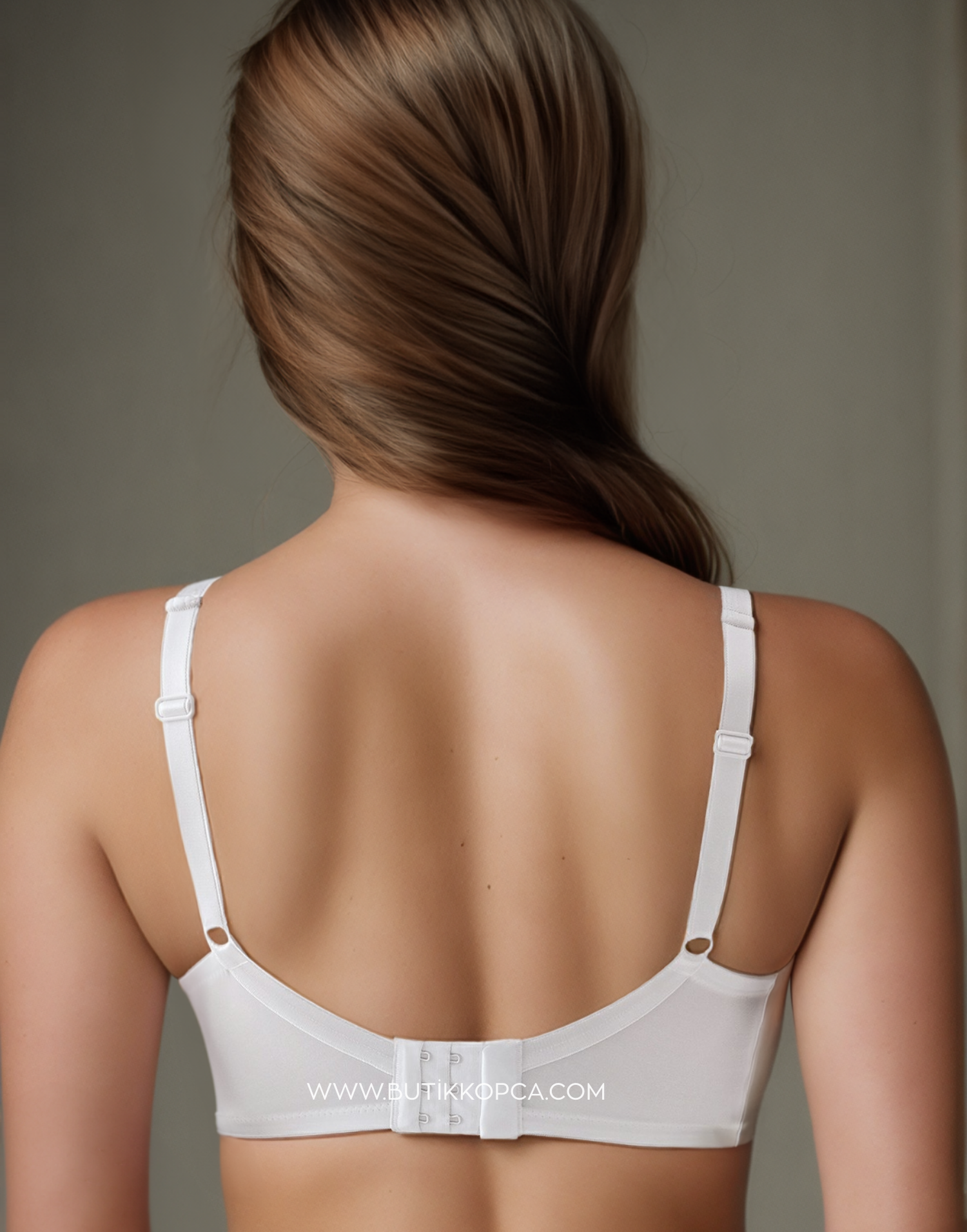 Yan Bariyerli Toparlayıcı&Minimizer Sütyen Beyaz - Görsel 4