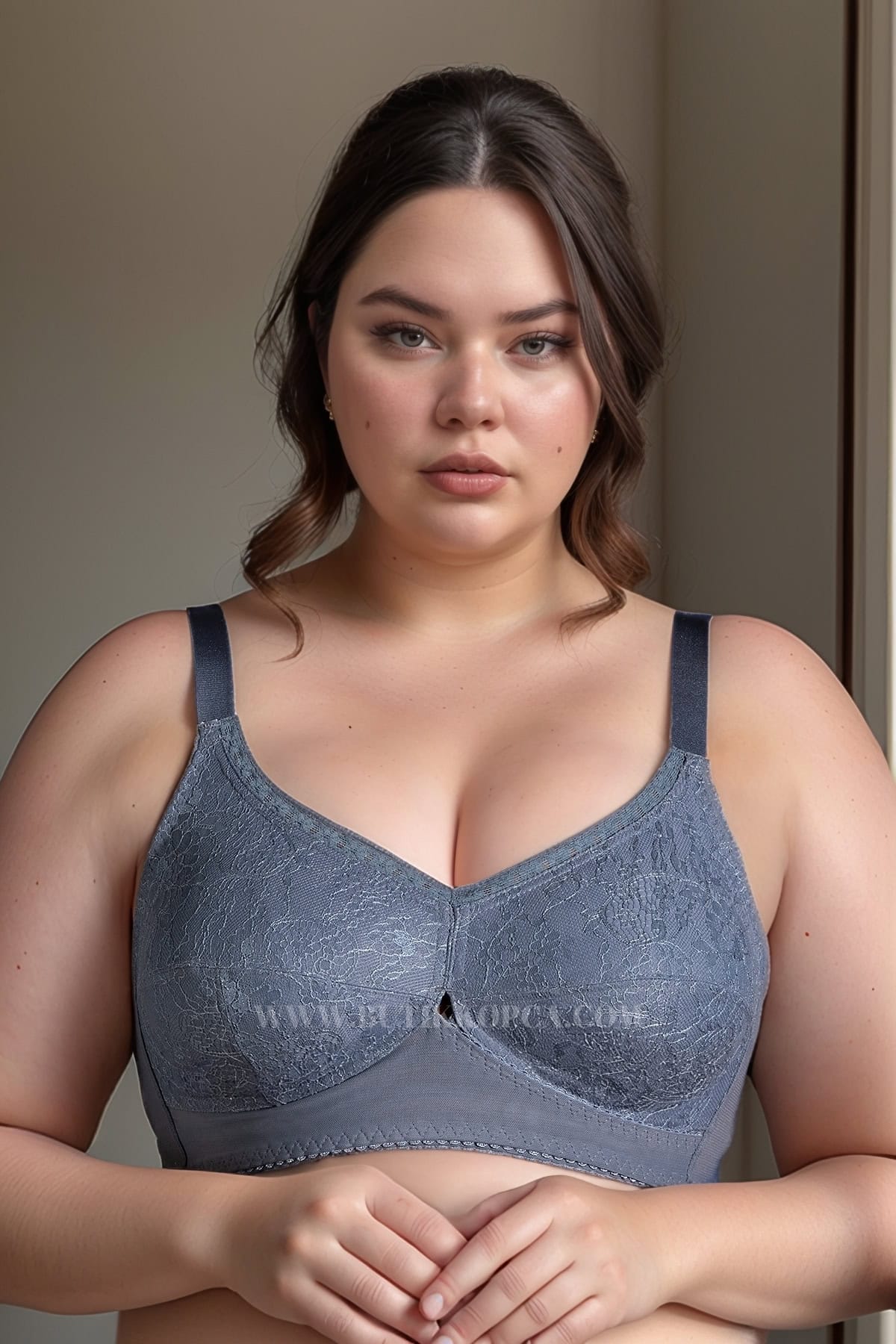 Muhteşem Balensiz Süngersiz 2 Beden İncelten Sırt ve Göğüs Şekillendirici Açık Mavi