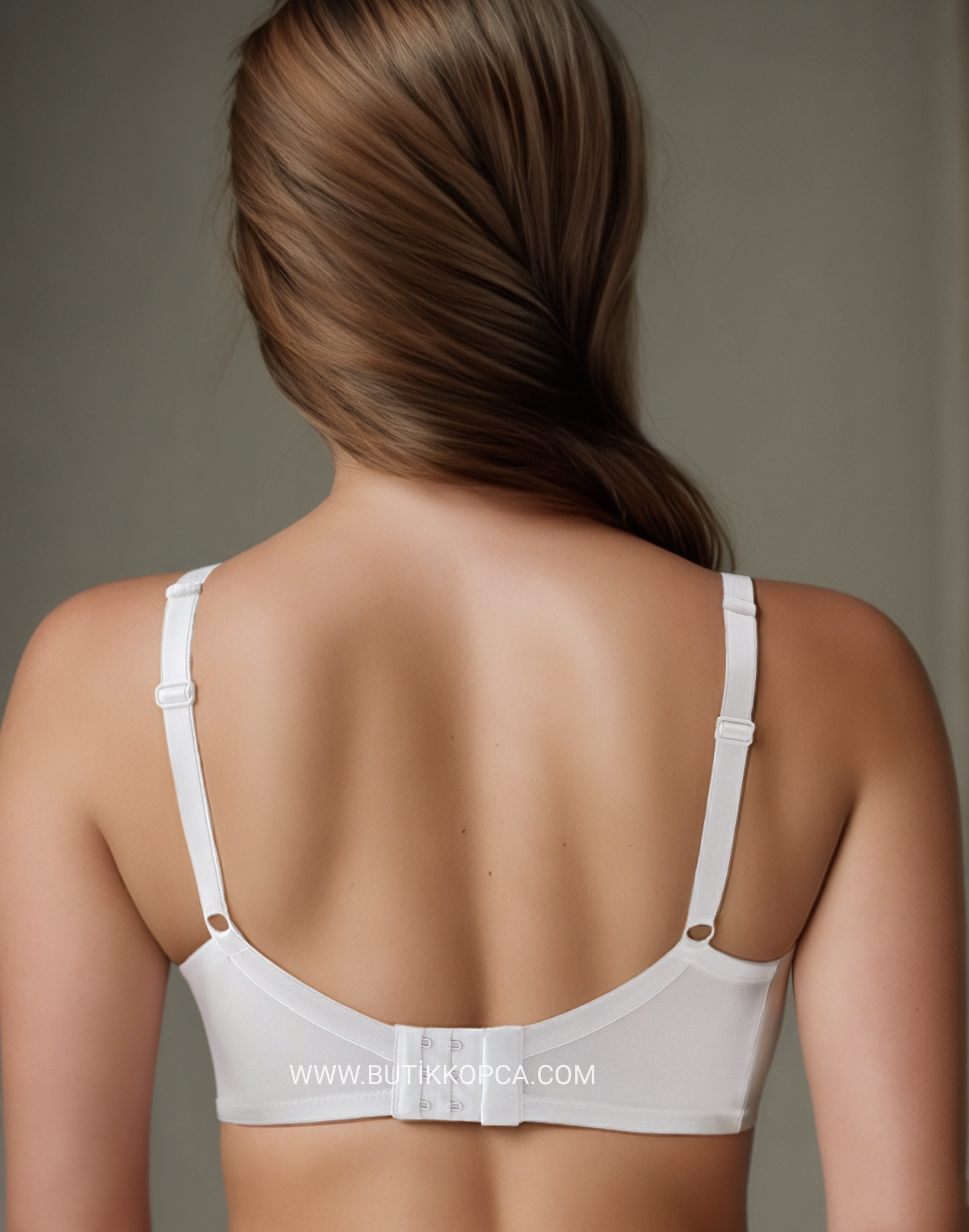 Yan Bariyerli Toparlayıcı&Minimizer Sütyen Beyaz - Görsel 4