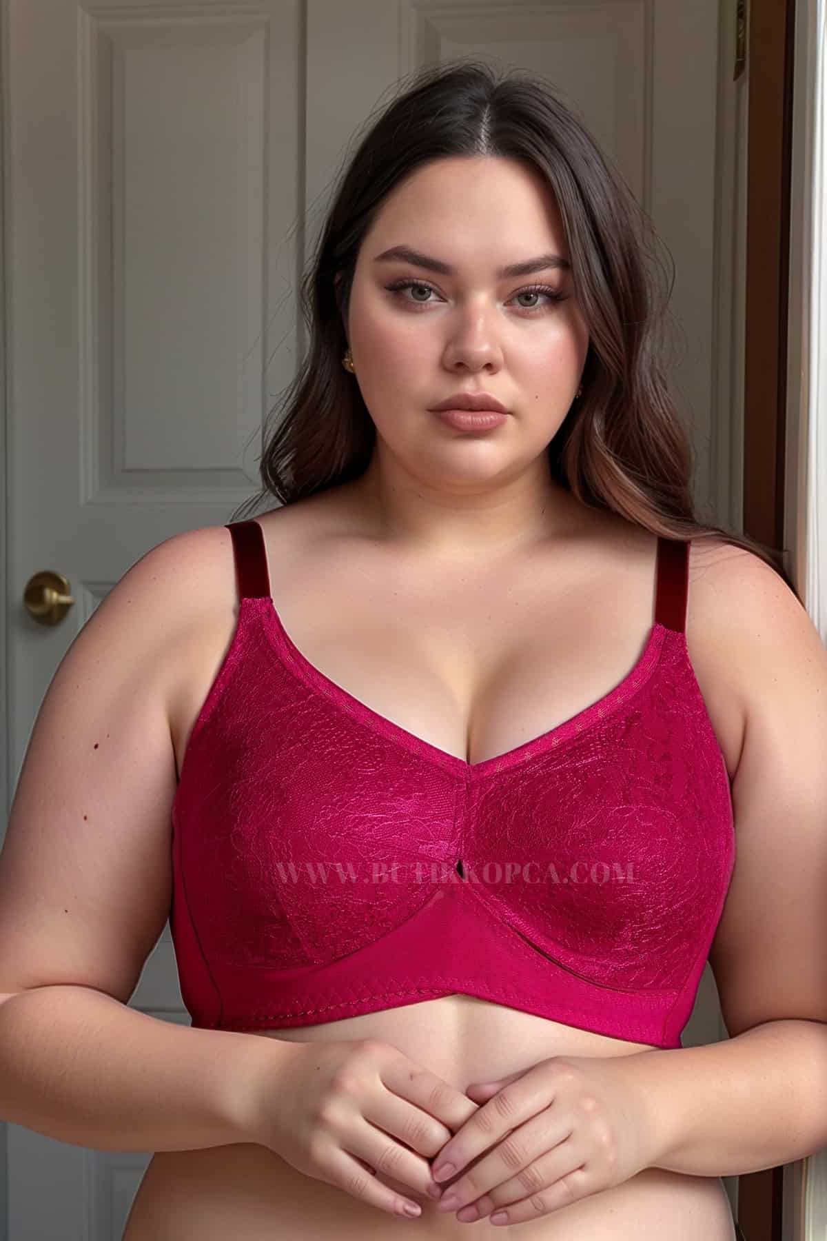 Muhteşem Balensiz Süngersiz 2 Beden İncelten Sırt ve Göğüs Şekillendirici Mürdüm - Görsel 3