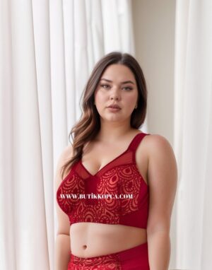 Alternative view of CottonLift Minimizer Sütyen Balensiz Bordo