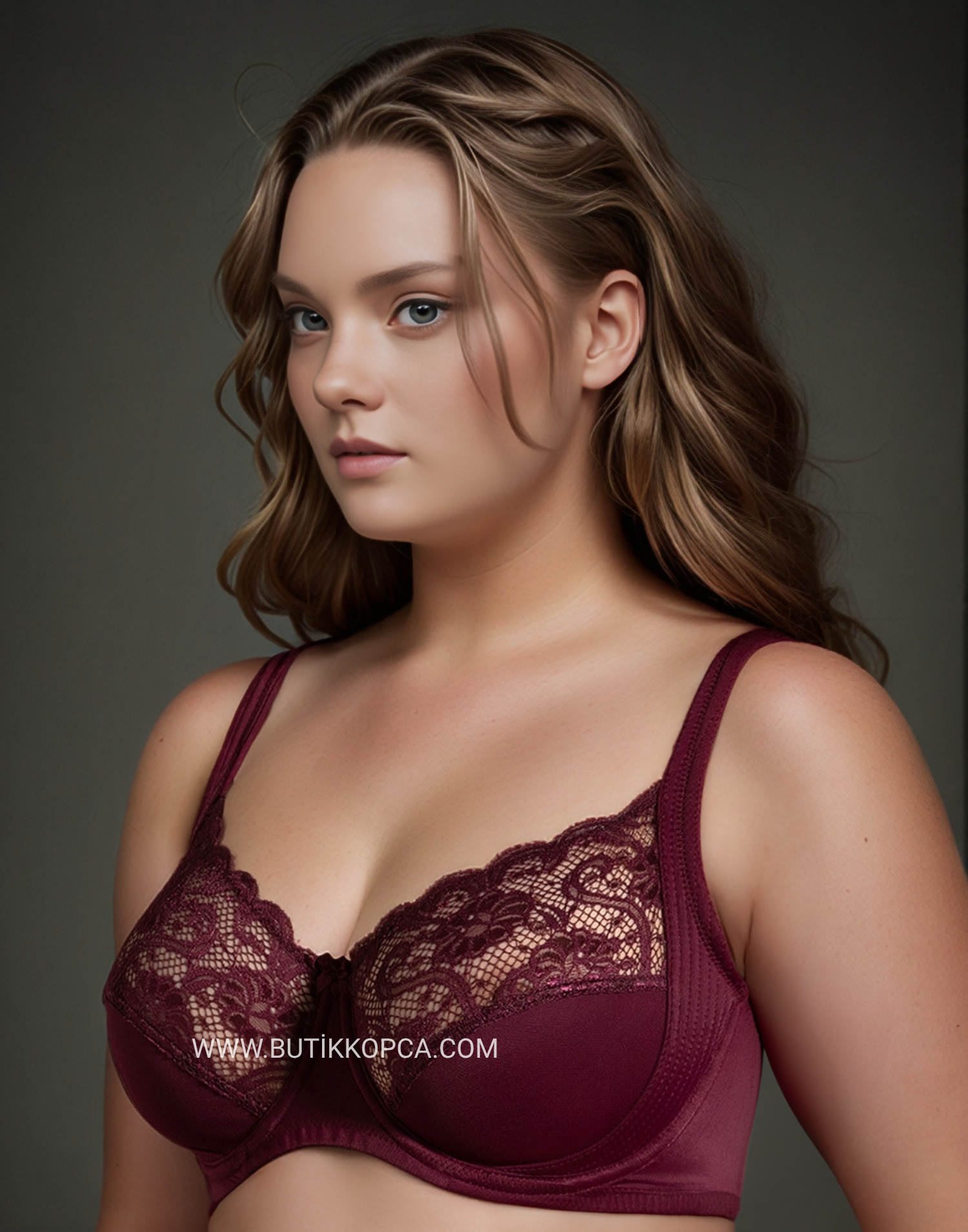 Yan Bariyerli Toparlayıcı&Minimizer Sütyen Mürdüm - Görsel 3