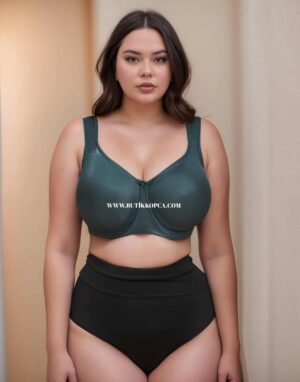 Alternative view of Silikon Askılı Minimizer Medikal Sütyen Zümrüt (Balenli & Balensiz)