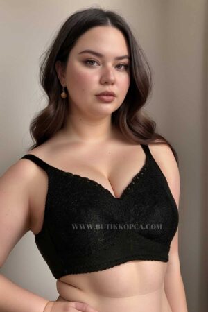 Alternative view of Muhteşem Balensiz Süngersiz 2 Beden İncelten Sırt ve Göğüs Şekillendirici Siyah