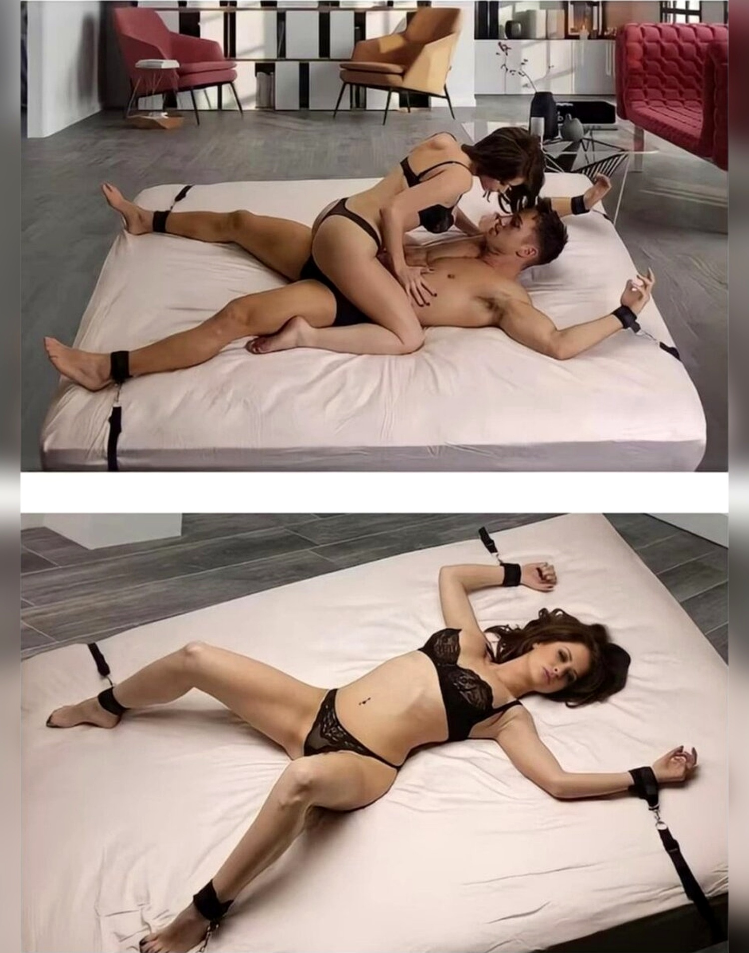 Fantezi El Ayak Ve Yatak Bağlama Seti