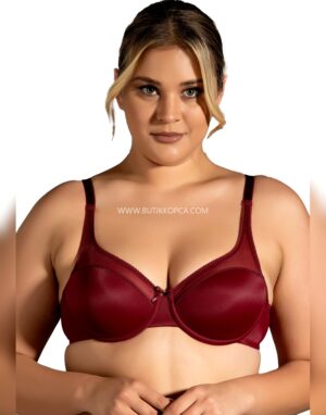 Desteksiz Soft Sütyen Bordo
