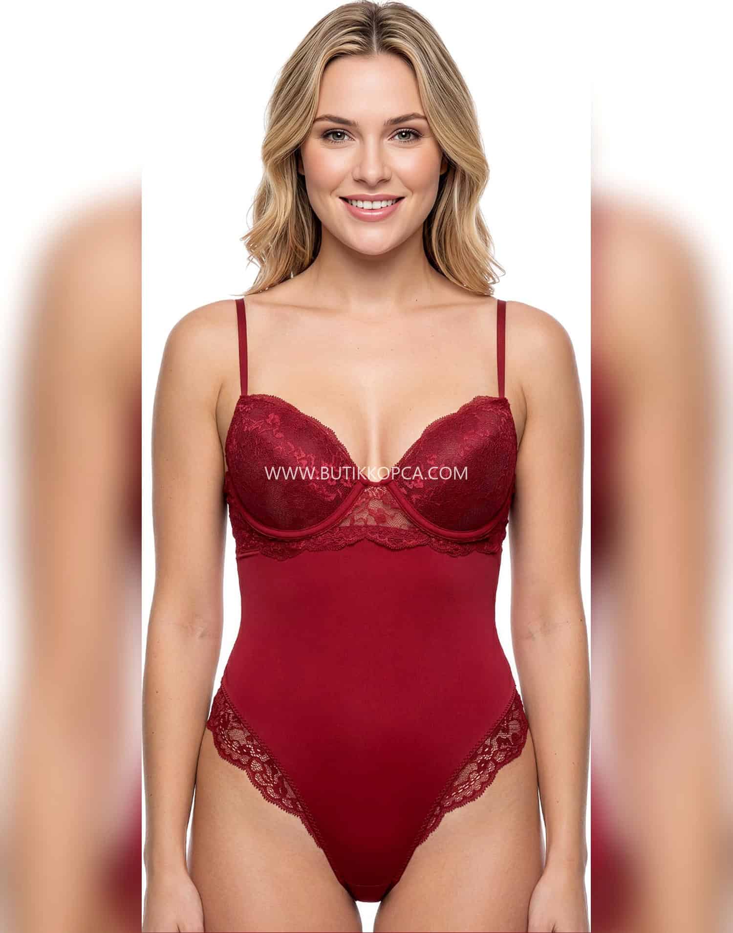 Desteksiz Body Bordo