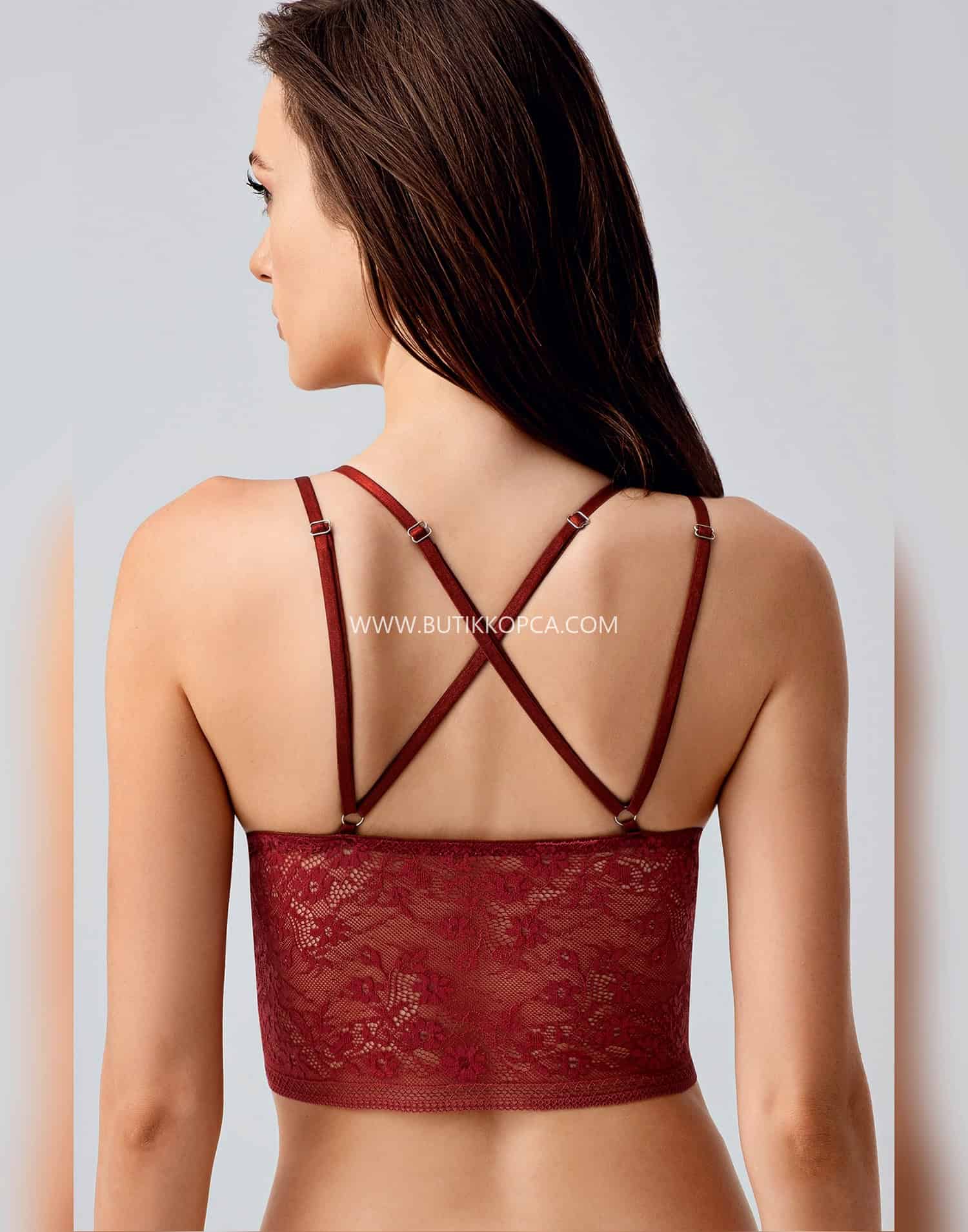 Kaplı Bralet Sütyen Siyah - Görsel 4