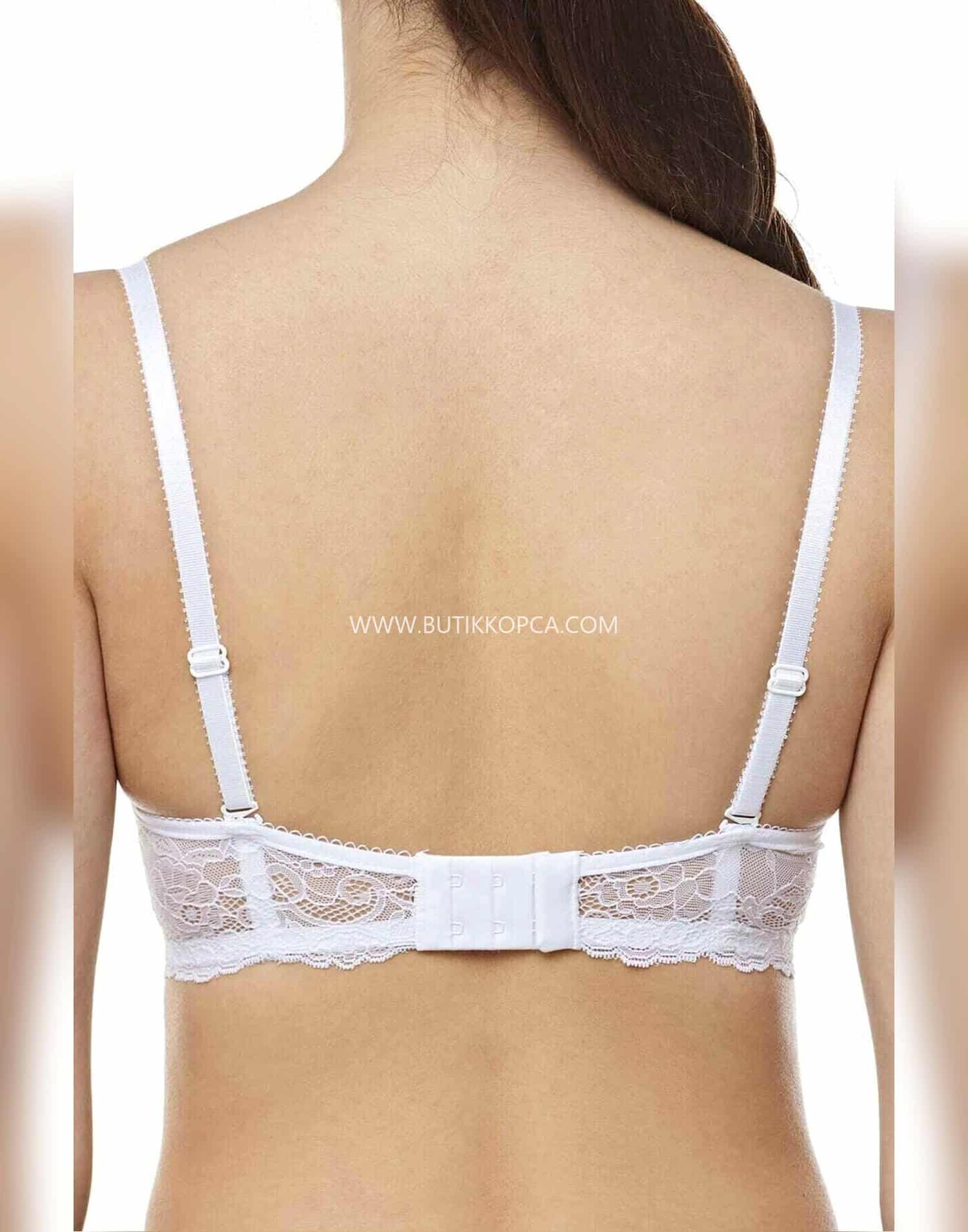 Balenli Basic Sütyen Beyaz - Görsel 2