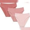3'lü Fitilli Külot Pembe-gulkurusu-pudra