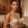 Çıkarılabilir Askılı Dantelli Push-up Sütyen Cappuccino