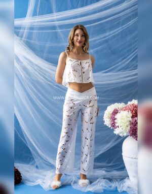 Atlet, Slip Külot Ve Pantolon Takım Ekru