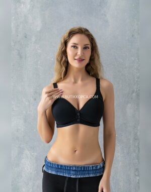 Çıtçıtlı Toparlayıcı Minimizer Sütyen Siyah