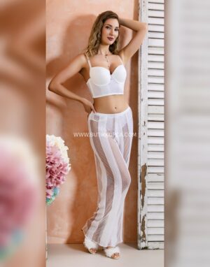 Bralet, Pantolon Ve Slip Takım Ekru