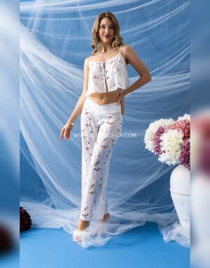 Atlet, Slip Külot Ve Pantolon Takım Ekru