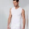 Erkek Ribana Body V Yaka – Beyaz