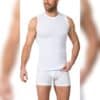 Erkek Bisiklet Yaka Body – Beyaz