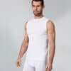 Ribana Erkek Body Bisiklet Yaka – Beyaz