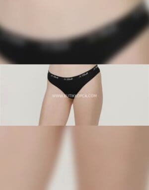 3’lü Elastan Kadın Brazıl – Siyah