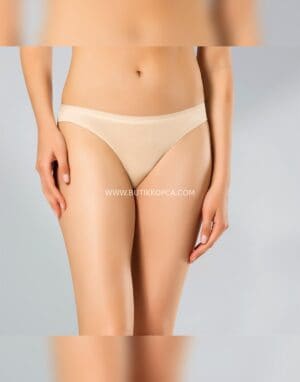 3’lü Kadın Elastan Bikini Beli Parlak – Ten