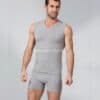 Erkek V Yaka Body – Gri