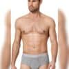 Ribana Erkek Bantlı Slip-Spor – Gri