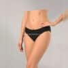 3’lü Kadın Elastan Bikini – Siyah
