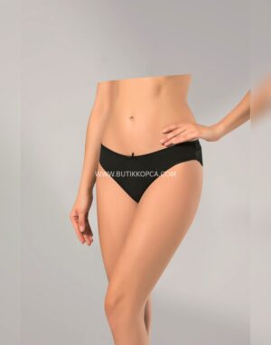 3’lü Kadın Elastan Bikini – Siyah