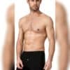 Elastan Erkek Boxer Düğmeli – Siyah