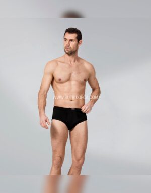 Ribana Erkek Bantlı Slip – Siyah