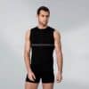 Ribana Erkek Body Bisiklet Yaka – Siyah