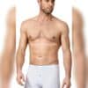 Elastan Erkek Boxer Düğmeli – Beyaz