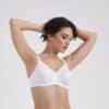 Cotton Minimizer Toparlayıcı Sütyen Balenli – Beyaz